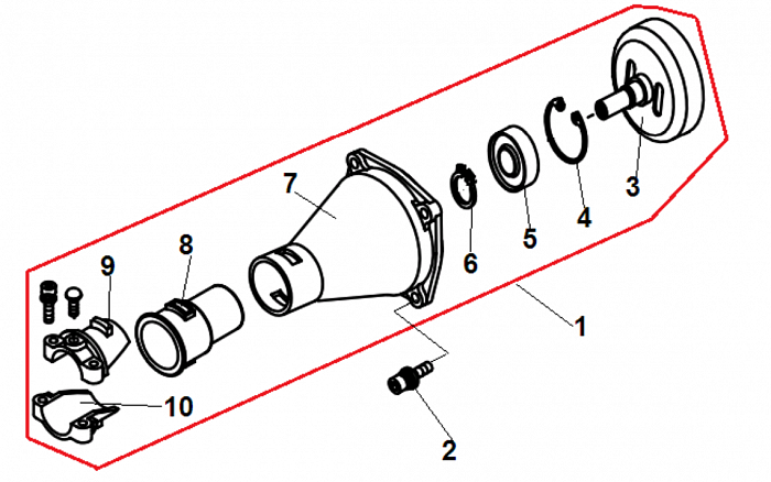 4 ЧАШКА - СЦЕПЛЕНИЯ ТРИММЕР CHAMPION T347-2