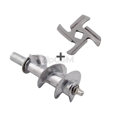 Набор шнек L=120mm + нож D=47mm для мясорубок (OR-MG02-27, OR-MG02-26)