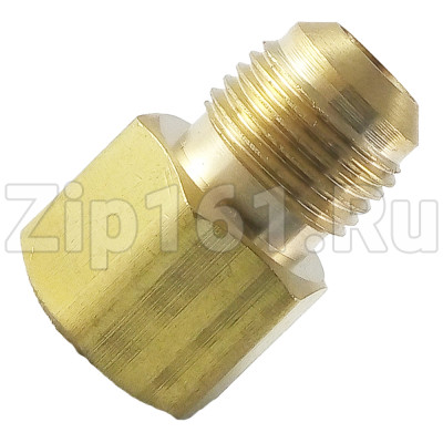 DJ - M 3/8 - F 1/4 (5/16) Штуцер переходной (М - наружняя, F - внутренняя)