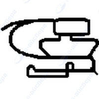 Резина упл.  57,5х77 (проф. Стинол) C00854014